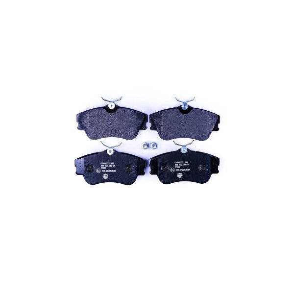 Brake pad set without wear warning 19.2 mm HELLA for e.g. VW TRANSPORTER