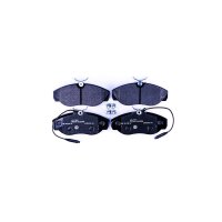 Brake pad set with wear warning contact 19.7 mm HELLA for...