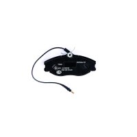 Brake pad set with wear warning contact 19.3 mm HELLA for...