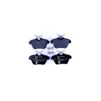 Brake pad set without wear warning 16.6 mm HELLA for e.g....