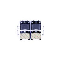 Brake pad set without wear warning 18.2 mm HELLA for e.g....