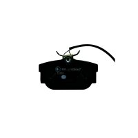 Brake pad set with wear warning contact 16.5 mm HELLA for...