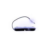 Brake pad set with wear warning contact 16 mm HELLA for e.g. PEUGEOT 607