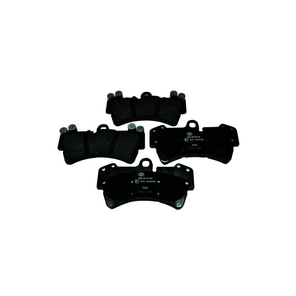 Bremsbelagsatz Scheiben mit Verschleißwarnanzeige 16,7 mm HELLA für u.a. AUDI Q7