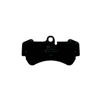 Brake pad set discs with wear warning 16.7 mm HELLA for...