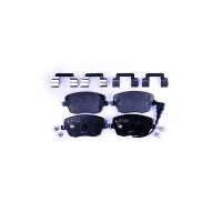 Brake pad set with wear warning contact 19 mm HELLA for...