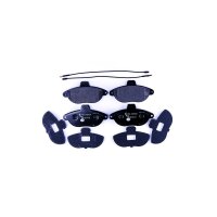 Brake pad set with wear warning contact 18.6 mm HELLA for...