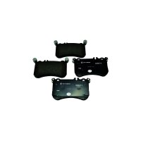 Brake pad set discs with wear warning indicator 17.8 mm...