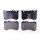 Brake pad set, front brake disc HELLA PAGID for BRABUS MERCEDES E- S-KLASSE