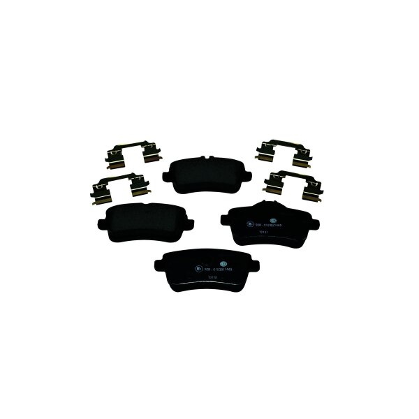 Bremsbelagsatz Scheiben mit Verschleißwarnanzeige 18,7 mm HELLA für u.a. MB GLE