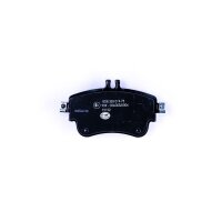 Brake pad set discs with wear warning 19.2 mm HELLA for...