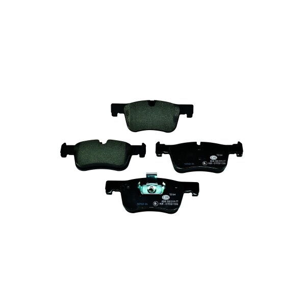 Bremsbelagsatz Scheiben mit Verschleißwarnanzeige 18,2 mm HELLA für u.a. BMW 1er