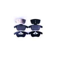 Brake pad set without wear warning 20.5 mm HELLA for LAND...