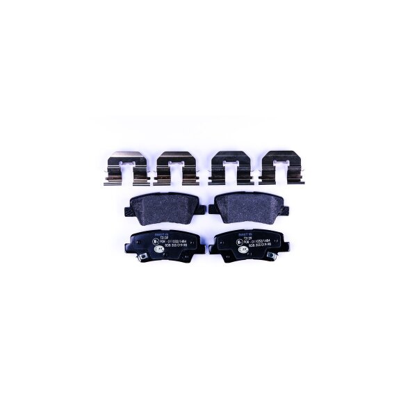 Bremsbelagsatz mit Verschleißwarnung 15,7 mm HELLA für u.a. KIA SPORTAGE