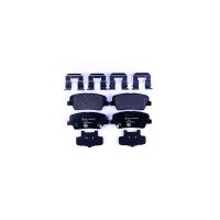 Brake pad set with wear warning 15.9 mm HELLA for HYUNDAI...