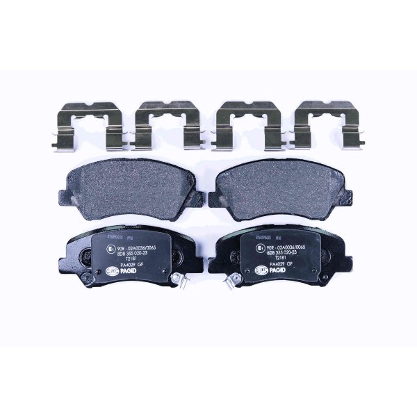 Bremsbelagsatz Bremsscheibe vorne HELLA für DODGE GEELY KIA