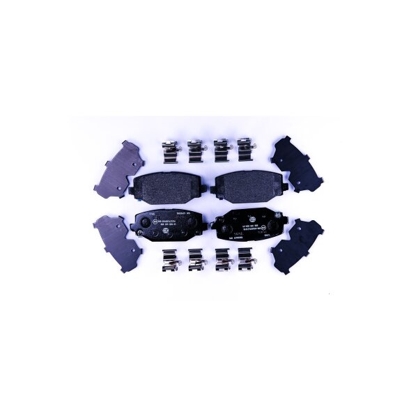 Bremsbelagsatz mit Verschleißwarnung 17,6 mm HELLA für u.a. FIAT FREEMONT