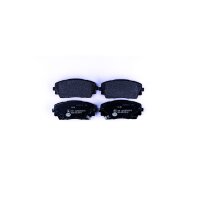 Brake pad set discs with wear warning 16.6 mm HELLA for...