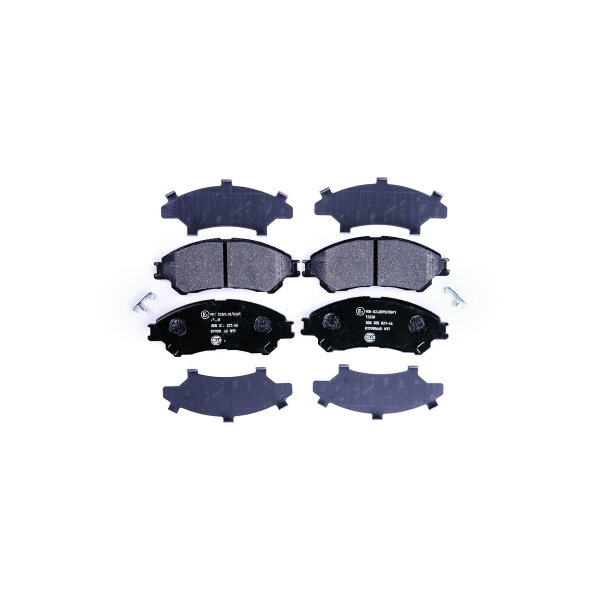 Bremsbelagsatz Scheiben mit Verschleißwarnung 16,8 mm HELLA für u.a. SUZUKI SX4