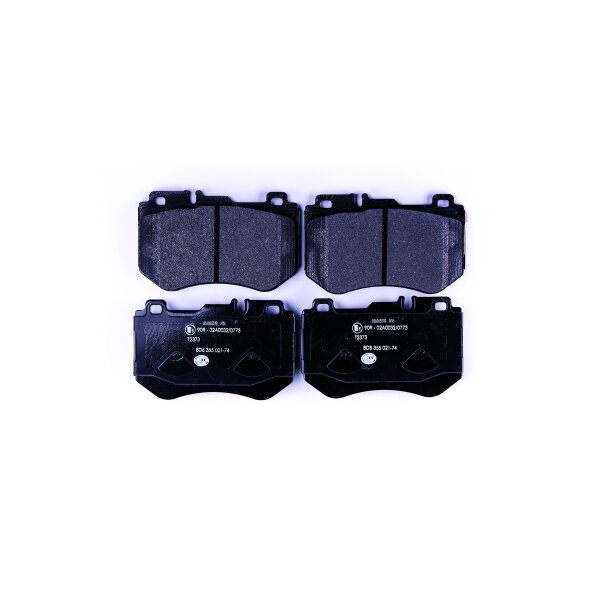 Bremsbelagsatz Scheiben mit Verschleißwarnung 18,7 mm HELLA für u.a. MB C-KLASSE