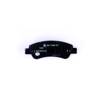 Brake pad set with wear warning contact 18.8 mm HELLA for...