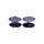 Brake pad set discs with wear warning 19.4 mm HELLA for e.g. MB E-KLASSE