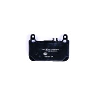 Brake pad set discs with wear warning indicator 17.7 mm...