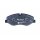 Brake pad set, front brake disc HELLA PAGID for MERCEDES LS