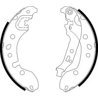 Bremsbackensatz Ø 203 mm 38 mm HELLA für u.a. RENAULT TWINGO