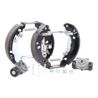 Rear brake shoe set HELLA PAGID for DACIA RENAULT DUSTER