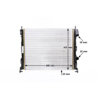 Wasserkühler MAHLE für RENAULT CLIO II (BB_/ CB_)