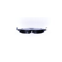 Brake pad set discs with wear warning 20.3 mm HELLA for e.g. VW TIGUAN