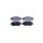 Brake pad set with wear warning 17.8 mm HELLA for CHEVROLET AVEO and others