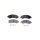 Brake pad set without wear warning 18.8 mm HELLA for e.g. RAM 1500