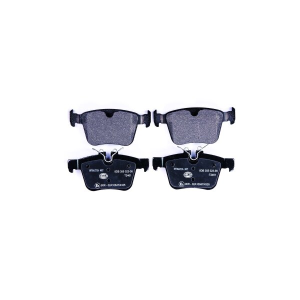 Bremsbelagsatz Scheiben mit Verschleißwarnung 16,1 mm HELLA für u.a. VOLVO XC60