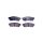 Brake pad set without wear warning 15 mm HELLA for LEXUS NX and others