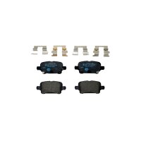 Bremsbelagsatz Scheiben mit Verschleißwarnung 17,1...