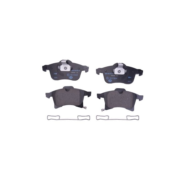 Bremsbelagsatz Scheiben mit Verschleißwarnung 20,6...