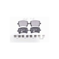 Brake pad set without wear warning 17.2 mm HELLA for e.g....