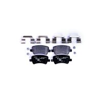 Bremsbelagsatz ohne Verschleißwarnung 16,9 mm HELLA...