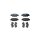 Brake pad set discs with wear warning 14.3 mm HELLA for e.g. MAZDA CX-5