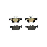 Brake pad set without wear warning 15.9 mm HELLA for FORD...