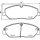 Brake pad set with wear warning 20.8 mm HELLA for HYUNDAI H350 and others