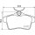 Brake pad set, rear brake disc HELLA PAGID for CITROEN DS5 DS 5 (KF_)