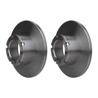 2 Brake Discs full Ø 88 mm 16 mm HELLA suitable...