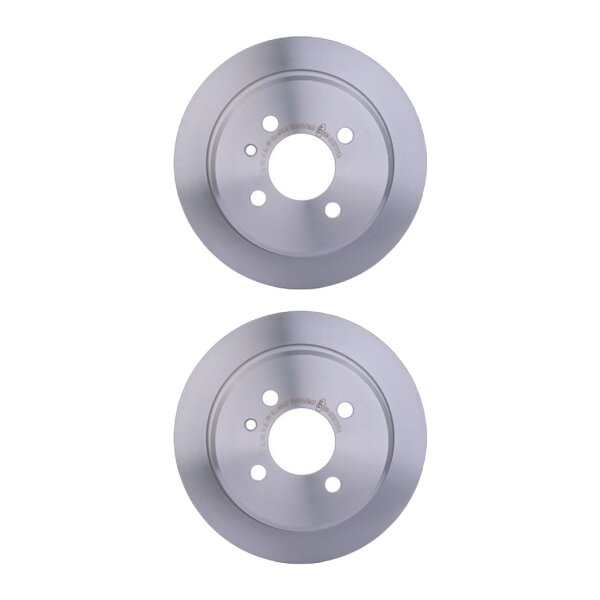2 Bremsscheiben voll Ø 62 mm 10 mm HELLA passend für u.a. BMW 3er