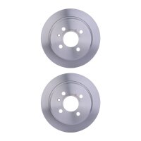 2 Bremsscheiben voll Ø 62 mm 10 mm HELLA passend...