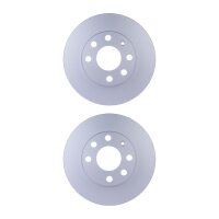 2 Brake Discs full Ø 60 mm 12.6 mm HELLA suitable...