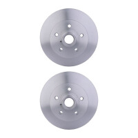 2 Brake Discs full Ø 45.2 mm 13 mm HELLA suitable...