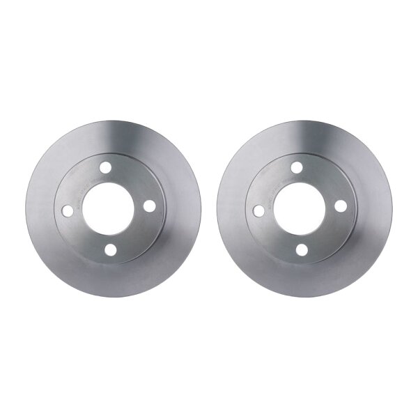 2 Bremsscheiben voll Ø 68 mm 10 mm HELLA passend für u.a. AUDI COUPE